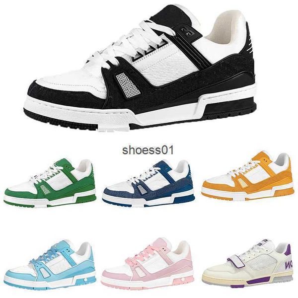 designer mens casual shoes fashion women's leather lvity whitten shoes trainer vintage sneakers white and black suede for men and women
designer mens casual shoes fashion women's leather lvity whitten shoes trainer vintage sneakers white and black suede for men and women
