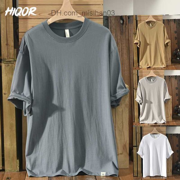 men's t-shirts hiqor 5 colors causal oneck basic tshirt summer cotton white blue solid t shirt men classical male m3xl 220622 z230704, White;black
men's t-shirts hiqor 5 colors causal oneck basic tshirt summer cotton white blue solid t shirt men classical male m3xl 220622 z230704, White;black