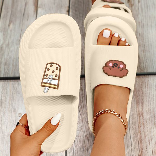 slippers women men summer slippers platform soft thick bottom non-slip animal print home slipper lovely flat bathroom couples beach shoes 23, Black
slippers women men summer slippers platform soft thick bottom non-slip animal print home slipper lovely flat bathroom couples beach shoes 23, Black