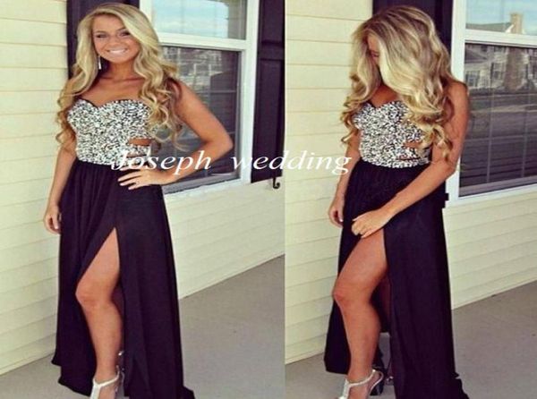 new bling bling black long prom dresses selling sweetheart beaded side slit girls formal evening gowns3581369
new bling bling black long prom dresses selling sweetheart beaded side slit girls formal evening gowns3581369