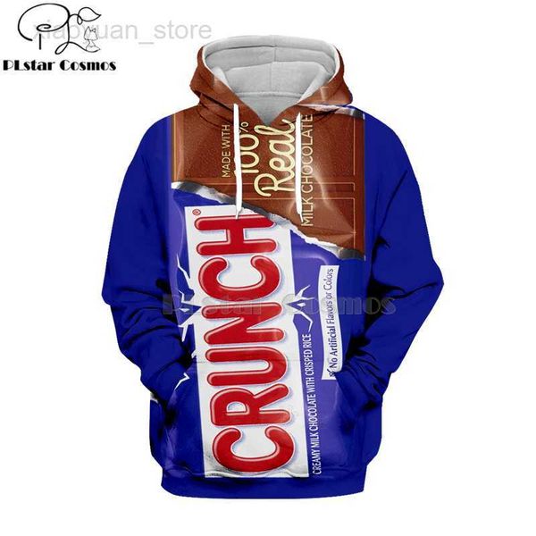 men's hoodies candy snack bag chocolate sauce 3d hoodies food men women long sleeve pullover hooded sweatshirt casual brand hkd230704, Black
men's hoodies candy snack bag chocolate sauce 3d hoodies food men women long sleeve pullover hooded sweatshirt casual brand hkd230704, Black