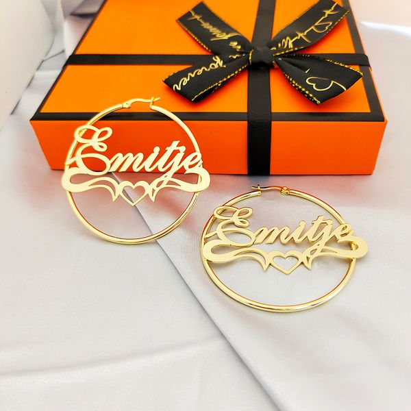 dangle chandelier dodoai 30100mm custom hoop earrings customize name stainless steel gold big mother's day gift 230704, Silver
dangle chandelier dodoai 30100mm custom hoop earrings customize name stainless steel gold big mother's day gift 230704, Silver