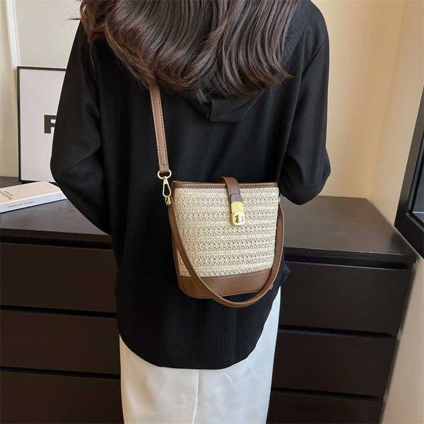 evening bags popular niche straw woven women's summer fashionable and versatile crossbody portable bucket 230704
evening bags popular niche straw woven women's summer fashionable and versatile crossbody portable bucket 230704