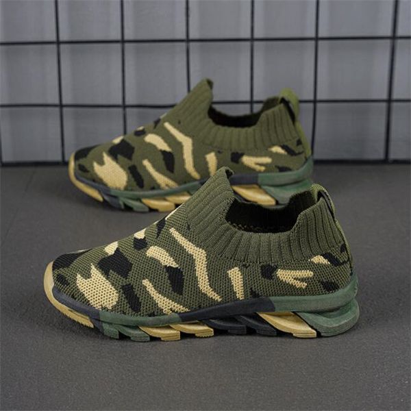 boys' casual shoes new camouflage military training breathable fly woven mesh sneakers boys' soft soled shoes, Black
boys' casual shoes new camouflage military training breathable fly woven mesh sneakers boys' soft soled shoes, Black