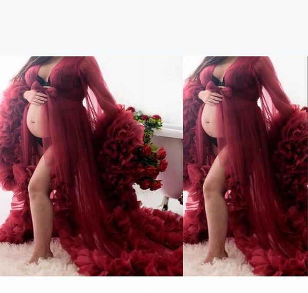 2021 maternity dress for poshoot or babyshower maternity prom gowns designer shooting dress dark red ruffles long sleeves eveni7027018, Black
2021 maternity dress for poshoot or babyshower maternity prom gowns designer shooting dress dark red ruffles long sleeves eveni7027018, Black