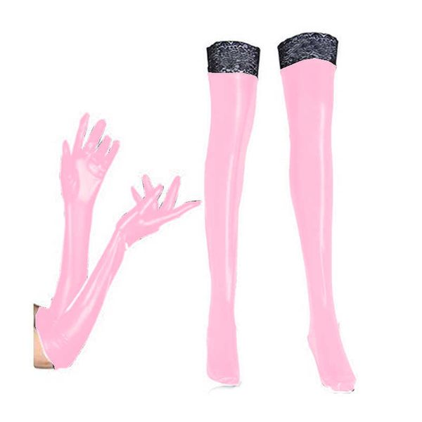 set pole dance costume accessories women ladies metallic leather long gloves with stocking erotic cosplay accessories with lacehkd230703, Black;white
set pole dance costume accessories women ladies metallic leather long gloves with stocking erotic cosplay accessories with lacehkd230703, Black;white