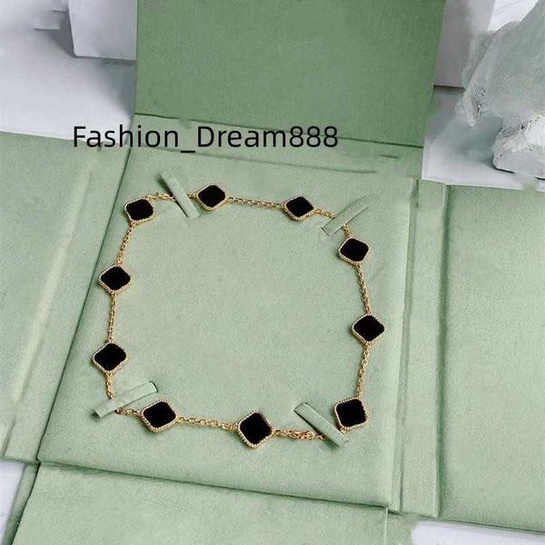 fashion necklace elegant ten clover classic bracelet necklace women's jewelry pendant 7 colors, Silver
fashion necklace elegant ten clover classic bracelet necklace women's jewelry pendant 7 colors, Silver