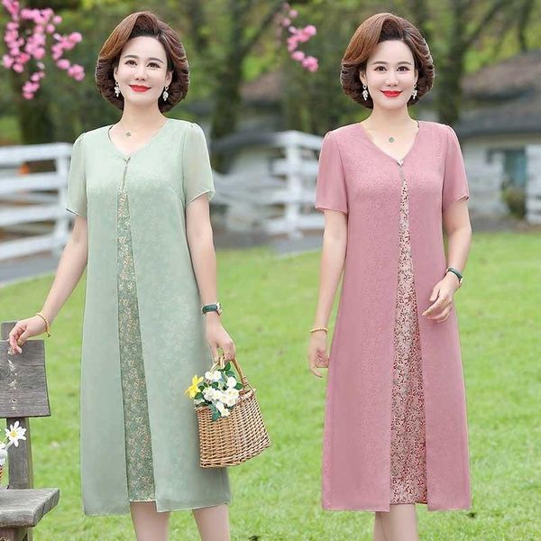 dresses summer fake two casual midi dress vintage patchwork chiffon dress women elegant loose party vestidos 2022, Black;gray
dresses summer fake two casual midi dress vintage patchwork chiffon dress women elegant loose party vestidos 2022, Black;gray