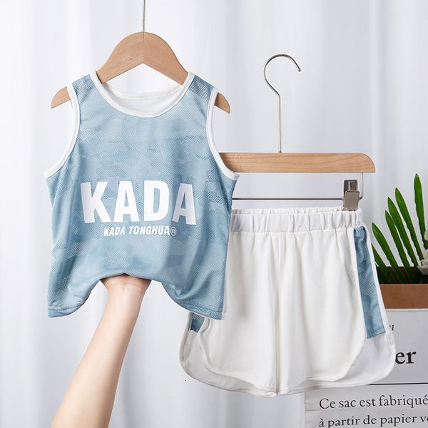 jerseys summer kids clothes children sport clothing baby boy girl set toddler basketball outfit set mesh breathable t-shirts shorts 230704
jerseys summer kids clothes children sport clothing baby boy girl set toddler basketball outfit set mesh breathable t-shirts shorts 230704