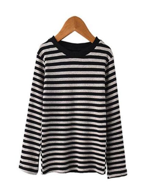 2019 autumn winter new style children fashion long sleeve the girl stripe thick paragraph the wear style tshirt3182081, White;black
2019 autumn winter new style children fashion long sleeve the girl stripe thick paragraph the wear style tshirt3182081, White;black