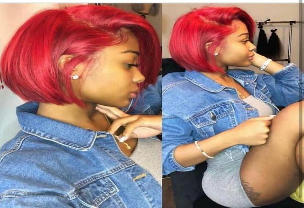short bob red straight lace front human hair wig preplucked hairline peruvian remy burgundy wig with baby hair3070560, Black
short bob red straight lace front human hair wig preplucked hairline peruvian remy burgundy wig with baby hair3070560, Black
