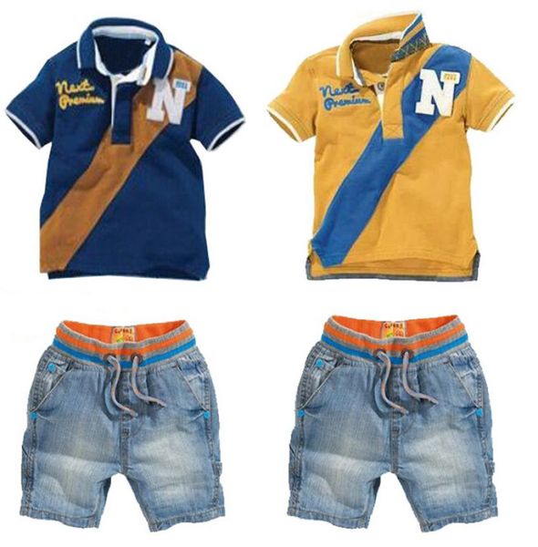 baby boys clothing set kids letter printed shirt with jeans 2piece outfit fashion summer boys clothes6916921, White
baby boys clothing set kids letter printed shirt with jeans 2piece outfit fashion summer boys clothes6916921, White