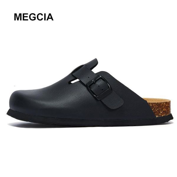 slippers man boston clogs mules flat slides pu leather cork slipper casual shoes soft black brand designer m310 230703
slippers man boston clogs mules flat slides pu leather cork slipper casual shoes soft black brand designer m310 230703