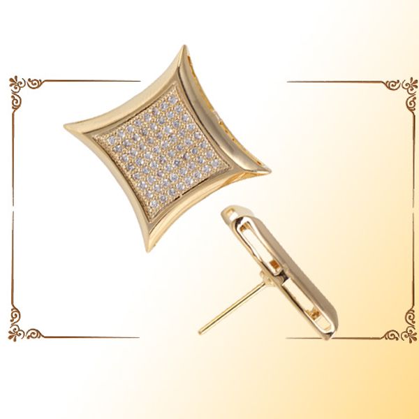 925 sterling silver iced out cz premium diamond cluster zirconia square 18k gold silver plated stud earrings for men hip hop jewel1564764, Golden;silver 
925 sterling silver iced out cz premium diamond cluster zirconia square 18k gold silver plated stud earrings for men hip hop jewel1564764, Golden;silver
