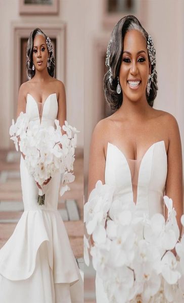 mermaid sweetheart wedding dress elegant sweep train bridal gowns south african white simple marriage plus size dresses3166782
mermaid sweetheart wedding dress elegant sweep train bridal gowns south african white simple marriage plus size dresses3166782