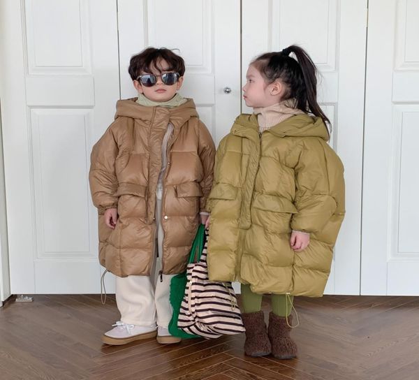 winter new medium long loose down jacket children039s warm hooded coat8935101, Blue;gray
winter new medium long loose down jacket children039s warm hooded coat8935101, Blue;gray