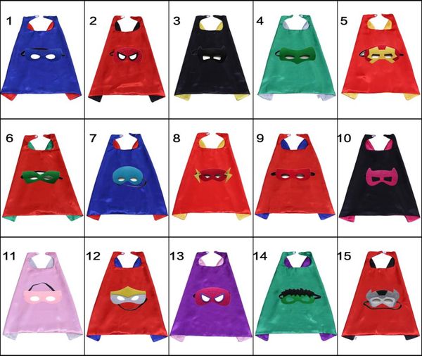 102 styles doublesided superhero cape and mask set 7070cm kids holiday superhero cosplay costume halloween satin cape felt mask 2049078, Blue
102 styles doublesided superhero cape and mask set 7070cm kids holiday superhero cosplay costume halloween satin cape felt mask 2049078, Blue