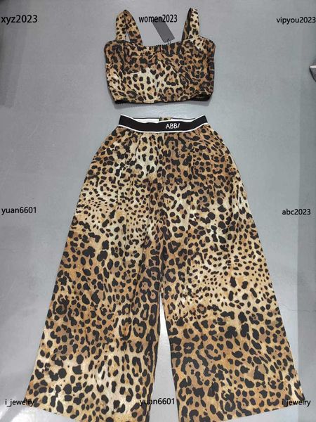designer women tracksuits girl casual set size s-l 2pcs leopard print camisole and wide leg trousers, White
designer women tracksuits girl casual set size s-l 2pcs leopard print camisole and wide leg trousers, White