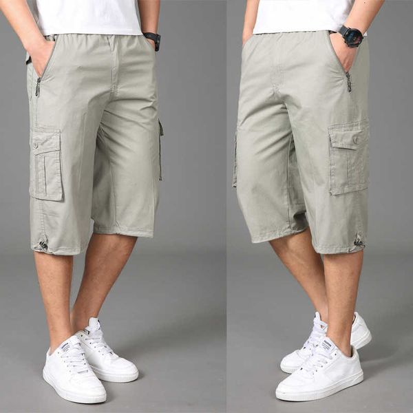 men's capris loose large overalls middle-aged beach pants shorts fattening, White;black
men's capris loose large overalls middle-aged beach pants shorts fattening, White;black