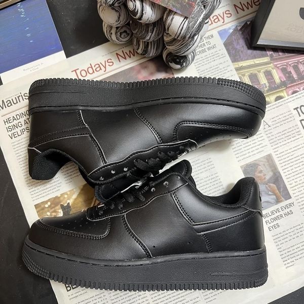 fashion brand sneakers trainers shoes comfortable men women low cut lace-up all black outdoor one 1 casual flats 36-44
fashion brand sneakers trainers shoes comfortable men women low cut lace-up all black outdoor one 1 casual flats 36-44