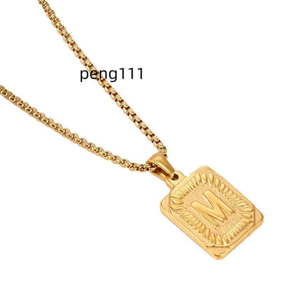 stainless steel trend alphabet necklace men's 18k gold titanium steel english alphabet pendant necklace, Silver
stainless steel trend alphabet necklace men's 18k gold titanium steel english alphabet pendant necklace, Silver