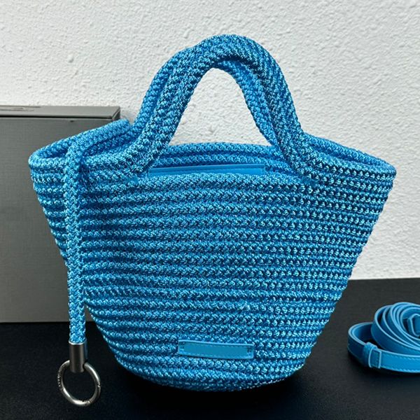 large capacity tote bag vegetable basket travel handbag nylon rope weaving women shoulder bags summer shopping handbag purse silver hardware
large capacity tote bag vegetable basket travel handbag nylon rope weaving women shoulder bags summer shopping handbag purse silver hardware