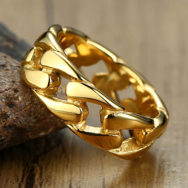 stainless steel rings for men cuban chain design ring jewelry party gift fashionable and versatile show your personality yw303r495, Silver
stainless steel rings for men cuban chain design ring jewelry party gift fashionable and versatile show your personality yw303r495, Silver