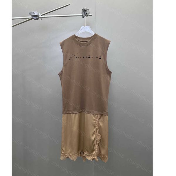 23ss women dress womens designer clothing summer dresses crew-neck cotton letter print sleeveless tank dress with lace trim womens clothing, Black;gray
23ss women dress womens designer clothing summer dresses crew-neck cotton letter print sleeveless tank dress with lace trim womens clothing, Black;gray