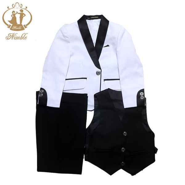 suits nimble spring autumn formal suit for boys children party host wedding costume coat vest pants 3pcs white wholesale clothing setshkd230, Black
suits nimble spring autumn formal suit for boys children party host wedding costume coat vest pants 3pcs white wholesale clothing setshkd230, Black