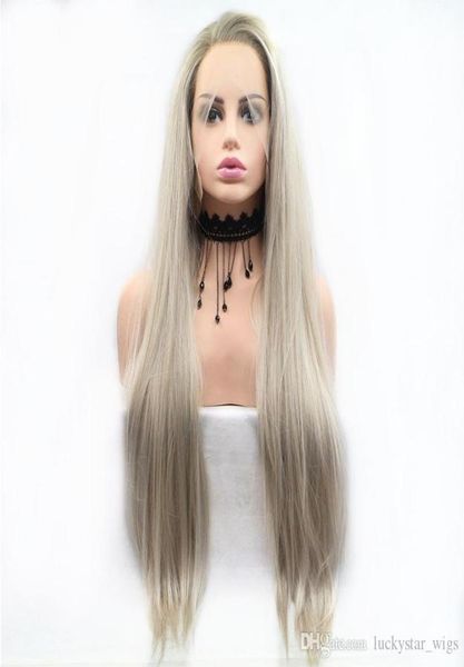 24inch long platinum straight synthetic lace front wig pure colour heat resistant fiber natural hairline for white women wigs7581904, Black
24inch long platinum straight synthetic lace front wig pure colour heat resistant fiber natural hairline for white women wigs7581904, Black