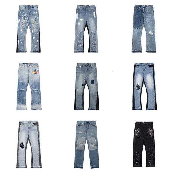 2023gallery dept vintage splashed ink trendy high street vibe flared wide leg denim pants fog style men, Blue
2023gallery dept vintage splashed ink trendy high street vibe flared wide leg denim pants fog style men, Blue