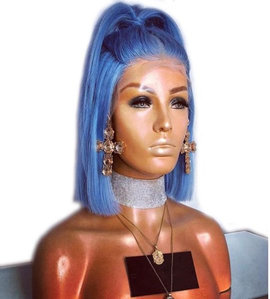 brand new women039s short blue color bob cut hair lace front wig 100 heat safe fiber hair blue color3393688, Black
brand new women039s short blue color bob cut hair lace front wig 100 heat safe fiber hair blue color3393688, Black