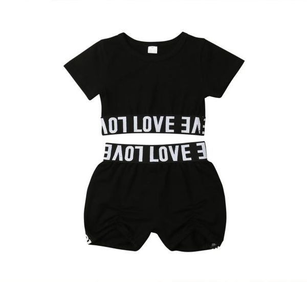17y new children clothing baby girls short sleeve crop shorts 2pcs outfits kids letter printed summer clothes set4614969, White
17y new children clothing baby girls short sleeve crop shorts 2pcs outfits kids letter printed summer clothes set4614969, White