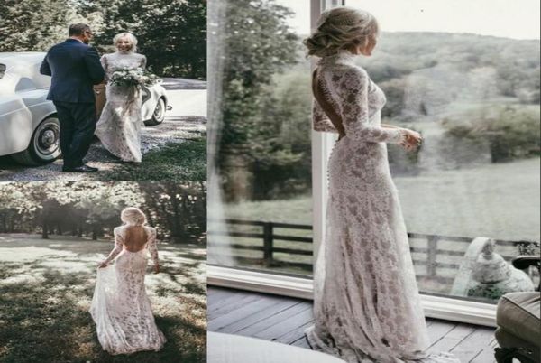 boho wedding dresses 2019 high neck long sleeves backless full lace mermaid elegant design bohemian bridal gowns custom size8748276, White
boho wedding dresses 2019 high neck long sleeves backless full lace mermaid elegant design bohemian bridal gowns custom size8748276, White
