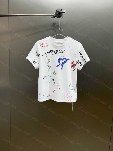 23ss tee womens t-shirt womens designer clothing round neck pure cotton monogram printed short sleeve t-shirt womens clothes, White
23ss tee womens t-shirt womens designer clothing round neck pure cotton monogram printed short sleeve t-shirt womens clothes, White