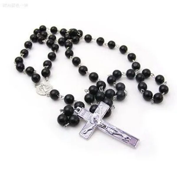 necklaces men women cross pendant black rosary beads new fashion statement necklace beckham body women men cross chains necklaces pendants, Silver
necklaces men women cross pendant black rosary beads new fashion statement necklace beckham body women men cross chains necklaces pendants, Silver