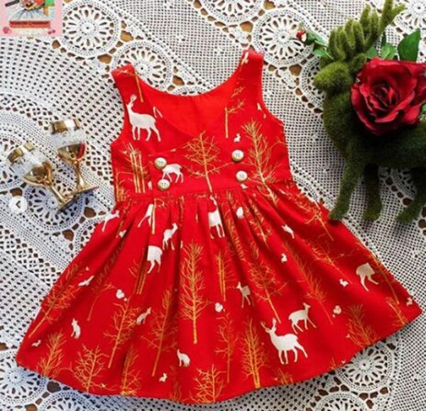 christmas kids dresses for girls toddler kid baby girl sleeveless cartoon deer print dress christmas clothes vestido9446677, Red;yellow
christmas kids dresses for girls toddler kid baby girl sleeveless cartoon deer print dress christmas clothes vestido9446677, Red;yellow