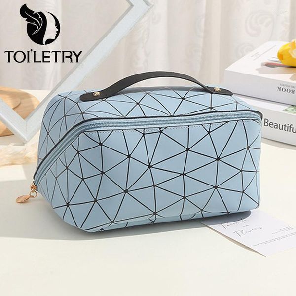 cosmetic bags toiletry pillow for women stripes geometric pu makeup pouch toiletries organizer luxury handbag korean make up box
cosmetic bags toiletry pillow for women stripes geometric pu makeup pouch toiletries organizer luxury handbag korean make up box