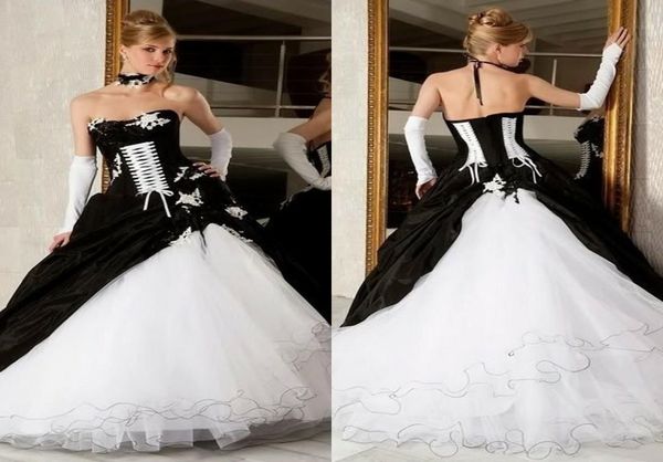 vintage black and white ball gowns wedding dresses 2019 backless corset victorian gothic plus size wedding bridal gowns c4299729
vintage black and white ball gowns wedding dresses 2019 backless corset victorian gothic plus size wedding bridal gowns c4299729