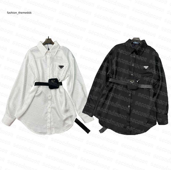 women t shirt with waistband metal badge t shirt spring summer breathable tee lapel neck tees, White
women t shirt with waistband metal badge t shirt spring summer breathable tee lapel neck tees, White