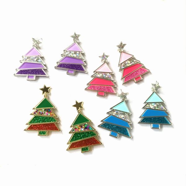 christmas new geometric sequins geometric christmas tree earstuds earrings acrylic personalized earrings earrings ornaments female, Silver
christmas new geometric sequins geometric christmas tree earstuds earrings acrylic personalized earrings earrings ornaments female, Silver