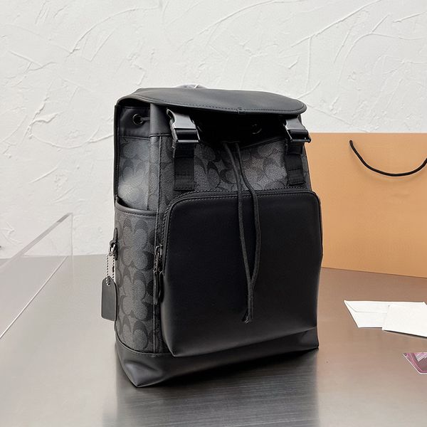 vintage classic designer backpack coac track travel computer bags casual leather shoulders mens pack wallet with belt strap composite bag si
vintage classic designer backpack coac track travel computer bags casual leather shoulders mens pack wallet with belt strap composite bag si