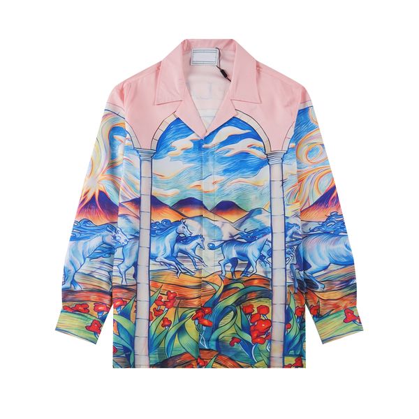 men's casual shirts mens colorful flower print long sleeve luxury crown wedding party club prom floral dress, White;black
men's casual shirts mens colorful flower print long sleeve luxury crown wedding party club prom floral dress, White;black