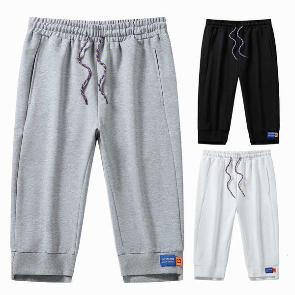 summer cotton crop pants men's medium youth loose large casual sports shorts leggings, White;black
summer cotton crop pants men's medium youth loose large casual sports shorts leggings, White;black