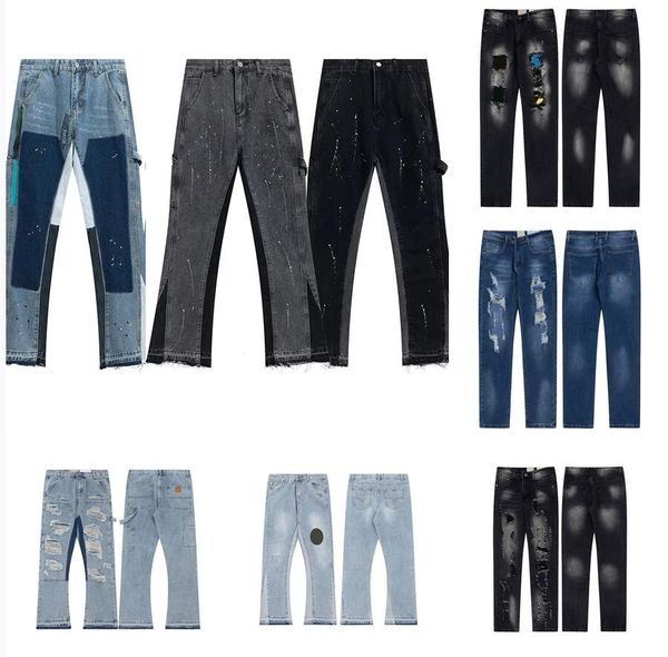 galleries dept new fashion mens designer gallery splicing jeans ripped denim pants luxury hip hop distressed men women trousers oversized ga, Blue
galleries dept new fashion mens designer gallery splicing jeans ripped denim pants luxury hip hop distressed men women trousers oversized ga, Blue