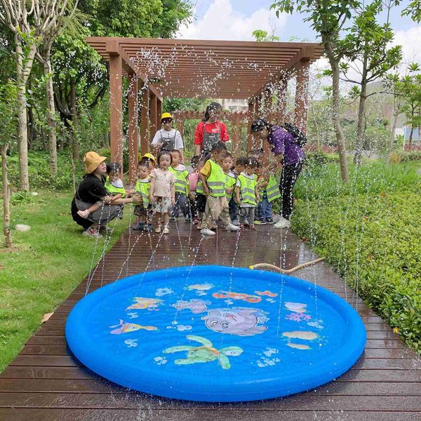 mats 100 cm summer lawn inflatable water spray mat children game play mat kids outdoor splash mat for pool games toy sprinkle mat x0704
mats 100 cm summer lawn inflatable water spray mat children game play mat kids outdoor splash mat for pool games toy sprinkle mat x0704