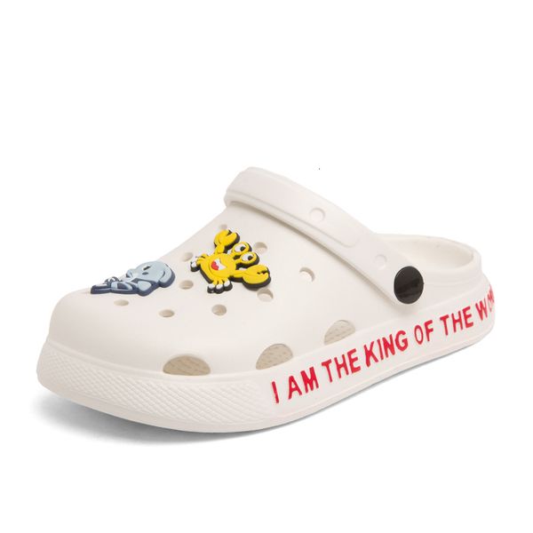 sandals summer kids sandals boys girls slippers cartoon non slip garden shoes outdoor beach sport clogs children cave hole baby shoes 230704, Black;red
sandals summer kids sandals boys girls slippers cartoon non slip garden shoes outdoor beach sport clogs children cave hole baby shoes 230704, Black;red