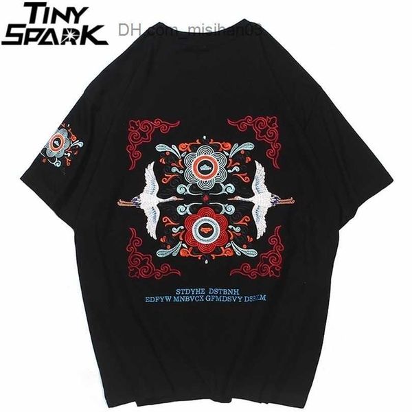 men's t-shirts hip hop chinese style embroidery crane t shirt men streetwear harajuku cotton t-shirt summer short sleeve tshirt black z, White;black
men's t-shirts hip hop chinese style embroidery crane t shirt men streetwear harajuku cotton t-shirt summer short sleeve tshirt black z, White;black