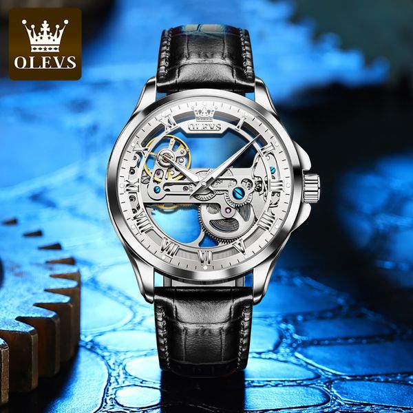 automatic mechanical mens watch fashion hollowed out leather designer watches steel large dial 41mm luminous men and women casual watches wi, Slivery;golden
automatic mechanical mens watch fashion hollowed out leather designer watches steel large dial 41mm luminous men and women casual watches wi, Slivery;golden