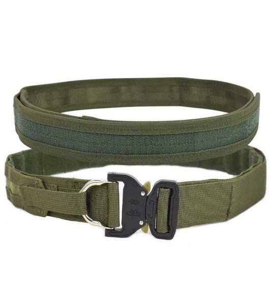tactical molle belt outdoor army fighter cs wargame heavy duty double layer shooter hiking hunting nylon belts1455615, Black;gray
tactical molle belt outdoor army fighter cs wargame heavy duty double layer shooter hiking hunting nylon belts1455615, Black;gray